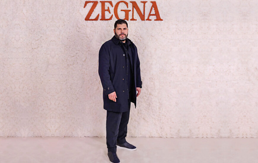 Salvatore Esposito zegna inverno 2023 'l'oasi del cashmere' Milano fashion week